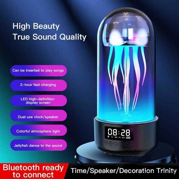 Image of Portable Speakers Wireless Small Speaker Colorful Wireless Speaker Jellyfish Sound System Type-c Audio R230608