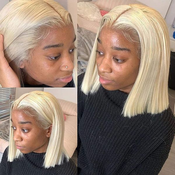 short bob wig 13x4 straight 613 honey blonde colored hd lace front human hair wig brazilian frontal wig for women, Black;brown
short bob wig 13x4 straight 613 honey blonde colored hd lace front human hair wig brazilian frontal wig for women, Black;brown