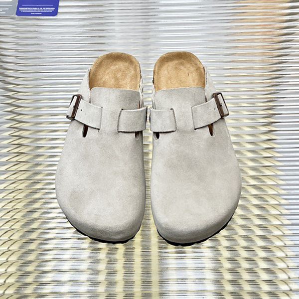 half slipper sandals b k frosted leather bag slippers comfortable flat bottomed luxury designer couple sandals fashion casual outerwear shoe, Black
half slipper sandals b k frosted leather bag slippers comfortable flat bottomed luxury designer couple sandals fashion casual outerwear shoe, Black