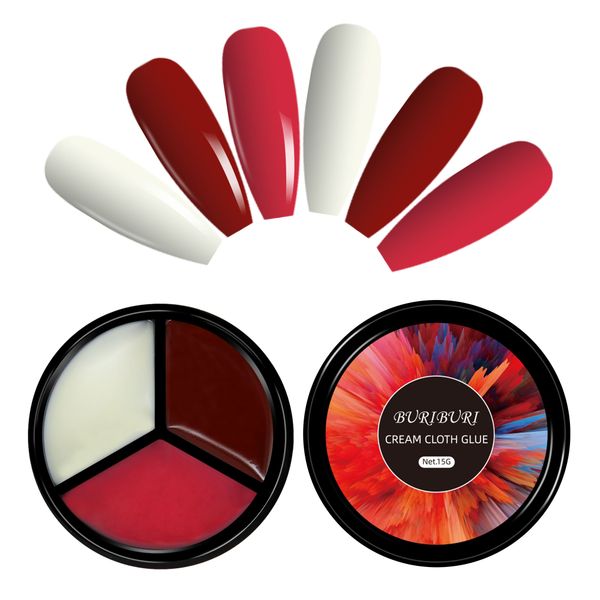 buriburi solid gel nail polish palette, soak led nail art white pink pudding gel 3 colors (34#), Red;pink
buriburi solid gel nail polish palette, soak led nail art white pink pudding gel 3 colors (34#), Red;pink