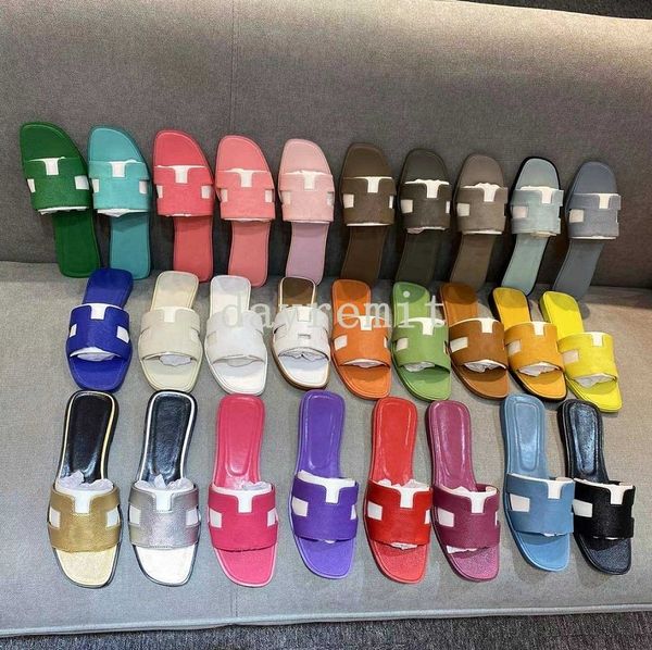 designer oran sandals genuine leather slippers fashion women slide summer luxury flat slides ladies beach sandal party wedding slipper with, Black
designer oran sandals genuine leather slippers fashion women slide summer luxury flat slides ladies beach sandal party wedding slipper with, Black
