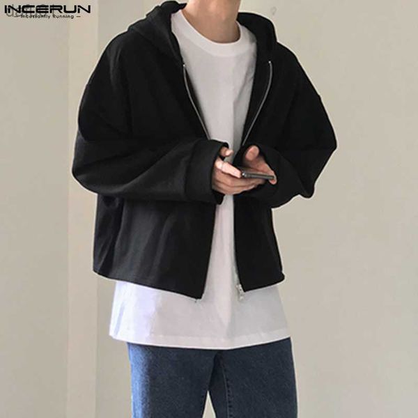 fashion men sweatshirts solid color hooded zipper streetwear long sleeve 2023 casual hoodies loose thin outerwear s-5xl incerun l230520, Black
fashion men sweatshirts solid color hooded zipper streetwear long sleeve 2023 casual hoodies loose thin outerwear s-5xl incerun l230520, Black