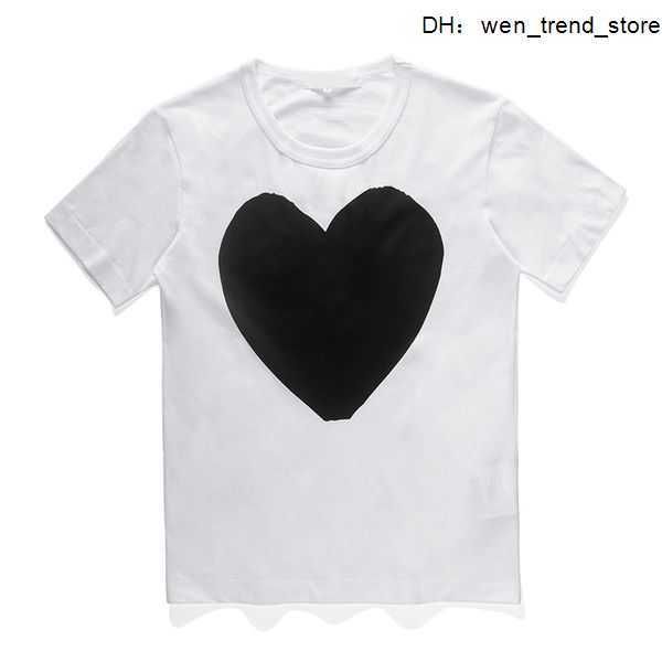 play fashion mens cdg t shirt designer red heart casual women commes des shirts badge quanlity tshirts cotton embroidery short sleeve 4 ekai, White;black
play fashion mens cdg t shirt designer red heart casual women commes des shirts badge quanlity tshirts cotton embroidery short sleeve 4 ekai, White;black