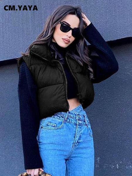 vests cm.yaya elegant women zipper fly sleeveless parkas outcoat vests streetwear casual ins autumn winter jackets roupas femininas, Black;white
vests cm.yaya elegant women zipper fly sleeveless parkas outcoat vests streetwear casual ins autumn winter jackets roupas femininas, Black;white