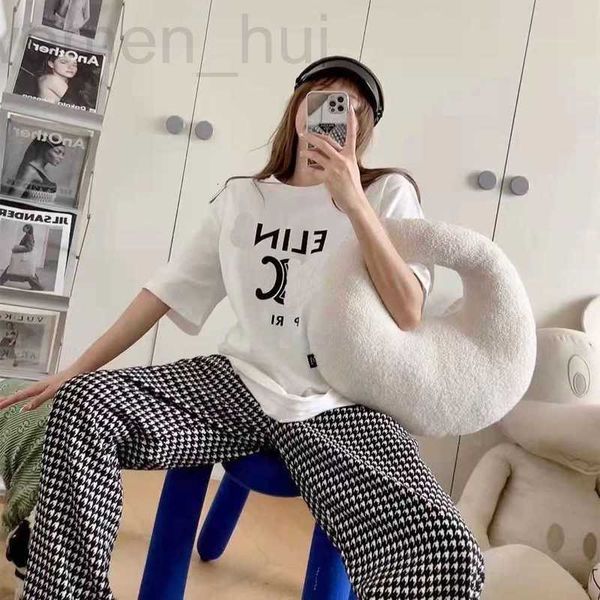 women's t-shirt designer spring/summer 2002 new tide brand competition ce lin letter printing short sleeve t-shirt for men and women co, White
women's t-shirt designer spring/summer 2002 new tide brand competition ce lin letter printing short sleeve t-shirt for men and women co, White