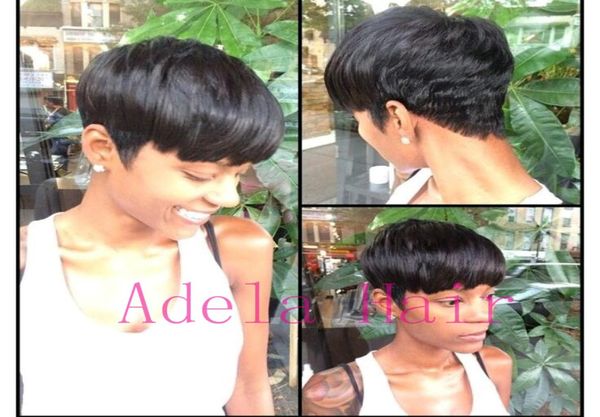 short human natural brazilian hair glueless wig for black women celebrity human real hair short cut wigs 6926603, Black;brown
short human natural brazilian hair glueless wig for black women celebrity human real hair short cut wigs 6926603, Black;brown
