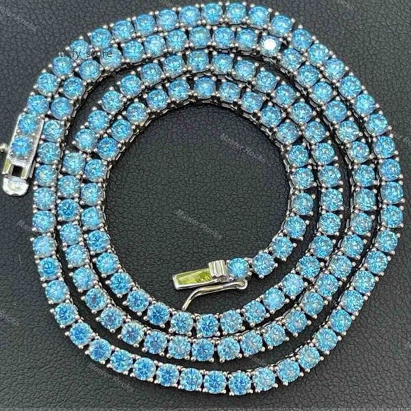 hip hop tennis chain necklace 925 silver women's blue moissanite tennis necklace 4mm bling diamond tennis chain men
hip hop tennis chain necklace 925 silver women's blue moissanite tennis necklace 4mm bling diamond tennis chain men