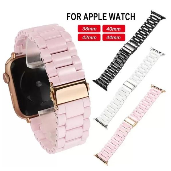 Image of Ceramic Bracelet Strap 40mm 44mm wristband For apple iwatch 38mm 42mm Smartwatch iwatch 3 SE band