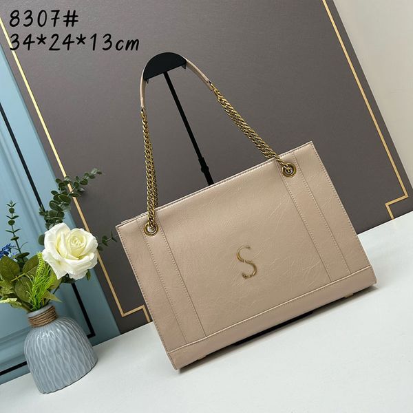 chain handbags purse tote shopping bag shoulder bags genuine leather fahsion large capacity pockets bottom nail golden hardware women handba
chain handbags purse tote shopping bag shoulder bags genuine leather fahsion large capacity pockets bottom nail golden hardware women handba