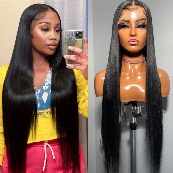 bone straight lace front human hair wigs for women brazilian 13x6 hd lace front wigs pre plucked lace frontal wigs natural black, Black;brown
bone straight lace front human hair wigs for women brazilian 13x6 hd lace front wigs pre plucked lace frontal wigs natural black, Black;brown