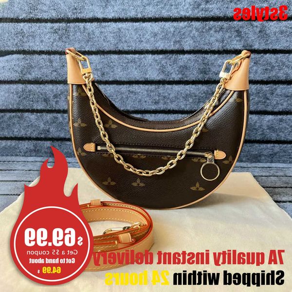 designer bags m81098 womens classic shoulder bags luxury designer loop half moon leather bag old flower clutch mens handbags totes zipper st
designer bags m81098 womens classic shoulder bags luxury designer loop half moon leather bag old flower clutch mens handbags totes zipper st