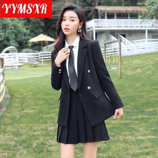 pants doublebreasted suit skirt twopiece female autumn fashion highend sense of suit temperament loose school uniform female, White
pants doublebreasted suit skirt twopiece female autumn fashion highend sense of suit temperament loose school uniform female, White
