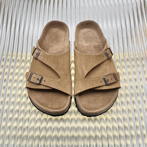 frosted leather slippers with a buckle and a straight line summer wearing sandals fashionable and anti slip thick soled mens shoes couples s, Black
frosted leather slippers with a buckle and a straight line summer wearing sandals fashionable and anti slip thick soled mens shoes couples s, Black