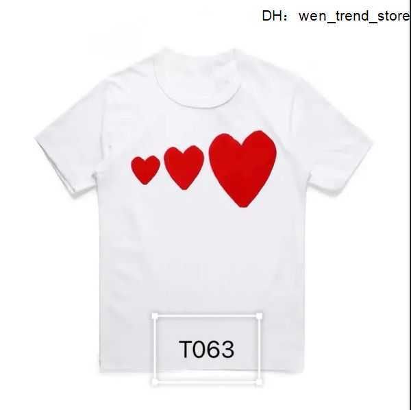 play designer men's t shirts cdg brand small red heart badge casual polo shirt clothing 5 pai8, White;black
play designer men's t shirts cdg brand small red heart badge casual polo shirt clothing 5 pai8, White;black