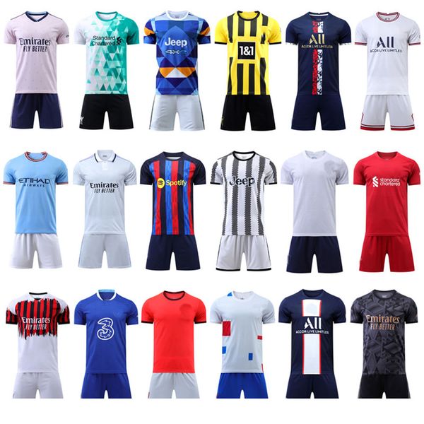 wholesale 100% polyester sublimation camisetas football jerseys kits mens soccer team uniforms soccer wear set, White;black
wholesale 100% polyester sublimation camisetas football jerseys kits mens soccer team uniforms soccer wear set, White;black