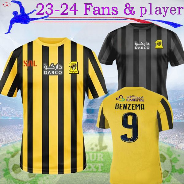 23 24 benzema al ittihad fc club soccer jerseys 2023 hamdallah romarinho home yellow third black wine costa coronado hegazy men kids footbal, Black;yellow
23 24 benzema al ittihad fc club soccer jerseys 2023 hamdallah romarinho home yellow third black wine costa coronado hegazy men kids footbal, Black;yellow