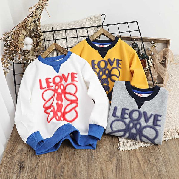 autumn new children's round neck pullover boys' and girls' collar color contrast bodysuit middle big undercoat, Black
autumn new children's round neck pullover boys' and girls' collar color contrast bodysuit middle big undercoat, Black