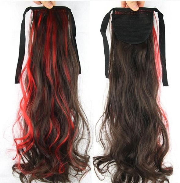 057 synthetic ponytail long straight hair 16quot22quot clip ponytail hair extension blonde brown ombre hair tail with drawstr7250016, Black
057 synthetic ponytail long straight hair 16quot22quot clip ponytail hair extension blonde brown ombre hair tail with drawstr7250016, Black