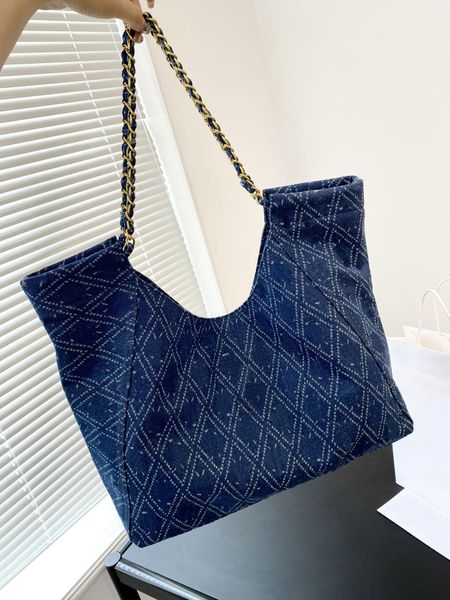 tz blue denim tote bags casual fashion large capacity shopping bag outdoor travel handbag gold-tone chain shoulder bag designer bags icare w
tz blue denim tote bags casual fashion large capacity shopping bag outdoor travel handbag gold-tone chain shoulder bag designer bags icare w