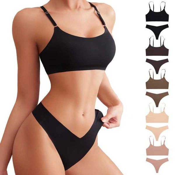 large chest summer show small underwear set thin traceless women's strap no steel ring bra, Red;black
large chest summer show small underwear set thin traceless women's strap no steel ring bra, Red;black