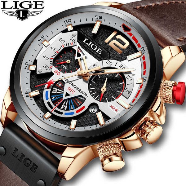 lige new fashion mens leather quartz watch for men brand luxury wristwatch waterproof sport clock relogio masculino+box 230605, Slivery;black
lige new fashion mens leather quartz watch for men brand luxury wristwatch waterproof sport clock relogio masculino+box 230605, Slivery;black