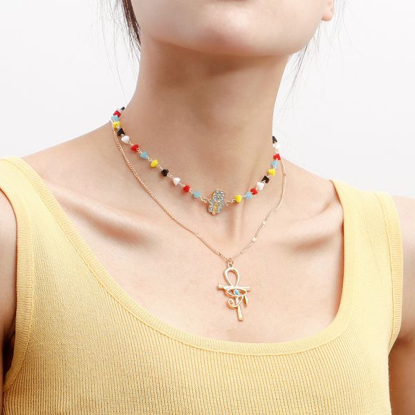 luxury jewlery fashion double color crystal cross necklace woman, a small number of high-grade necklace light fashion necklace gifts for gir, Silver
luxury jewlery fashion double color crystal cross necklace woman, a small number of high-grade necklace light fashion necklace gifts for gir, Silver