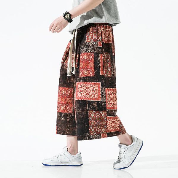 pants 2022 summer men's casual print baggy pants men chinese style vintage harem pants male hip hop streewear wide leg trousers skrit, Black
pants 2022 summer men's casual print baggy pants men chinese style vintage harem pants male hip hop streewear wide leg trousers skrit, Black
