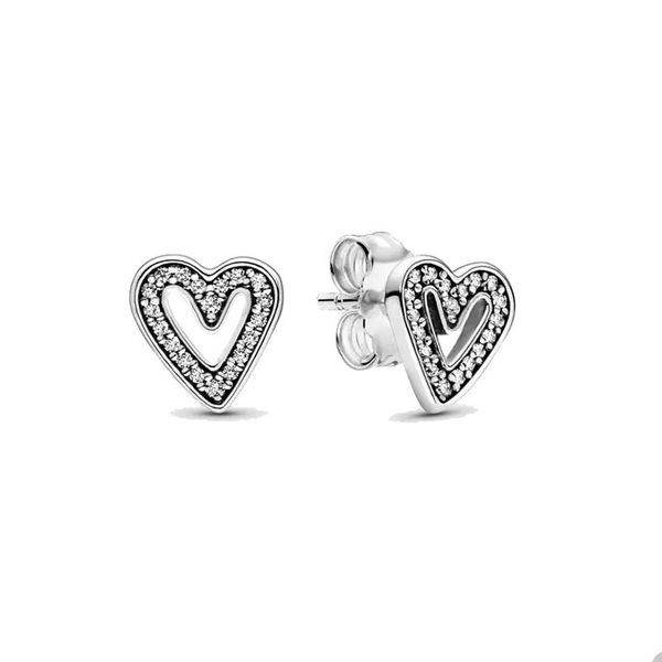 sparkling and heart stud earrings for pandora 925 sterling silver wedding jewelry designer earring for women crystal diamond love earring wi, Golden;silver
sparkling and heart stud earrings for pandora 925 sterling silver wedding jewelry designer earring for women crystal diamond love earring wi, Golden;silver