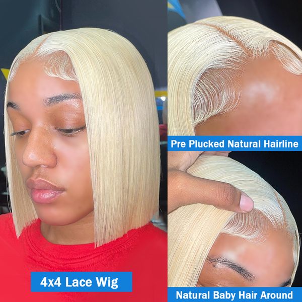 613 honey blonde straight 13x4 lace front human hair wigs remy colored short bob 4x4 closure wig for black women, Black;brown
613 honey blonde straight 13x4 lace front human hair wigs remy colored short bob 4x4 closure wig for black women, Black;brown