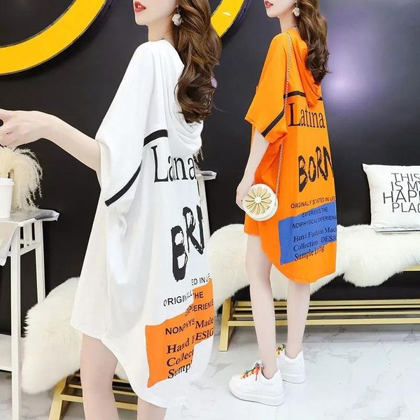t-shirt loose korean version midlength large shortsleeved tshirt women's 2022 new summer halfsleeved student hooded top, White
t-shirt loose korean version midlength large shortsleeved tshirt women's 2022 new summer halfsleeved student hooded top, White