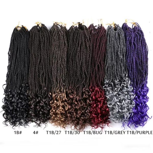 pre-twisted curl kanekalon kinky dreadlocks crochet hair afro 16inch synthetic twist braiding hair extensions jerry curly faux locs senegale, Black
pre-twisted curl kanekalon kinky dreadlocks crochet hair afro 16inch synthetic twist braiding hair extensions jerry curly faux locs senegale, Black