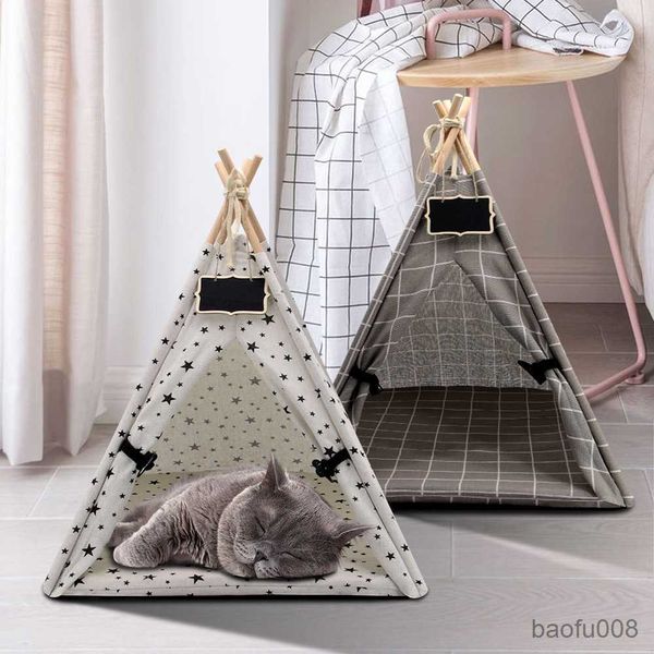 cat carriers houses fashion cat tent nest cats sleeping bed mat indoor small cats house with thick cushion doorplate home decoration r230608
cat carriers houses fashion cat tent nest cats sleeping bed mat indoor small cats house with thick cushion doorplate home decoration r230608
