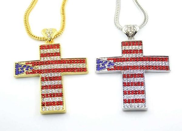 hip hop the stars and stripes cross diamonds pendant necklaces for men religious luxury necklace stainless steel cuban chain chris4682531, Silver
hip hop the stars and stripes cross diamonds pendant necklaces for men religious luxury necklace stainless steel cuban chain chris4682531, Silver