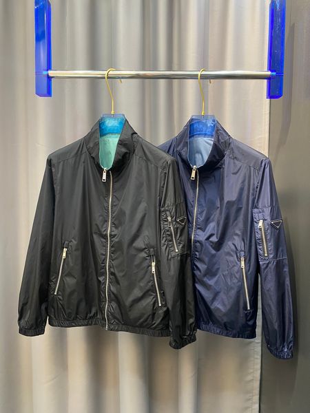 spring and summer new style designer jacket fashion two-sided double stand collar design luxury windproofs casual men's jackets, Black;brown
spring and summer new style designer jacket fashion two-sided double stand collar design luxury windproofs casual men's jackets, Black;brown