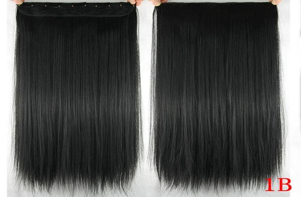 60cm long straight women clip in hair extensions black brown high tempreture synthetic hair piece3736235
60cm long straight women clip in hair extensions black brown high tempreture synthetic hair piece3736235