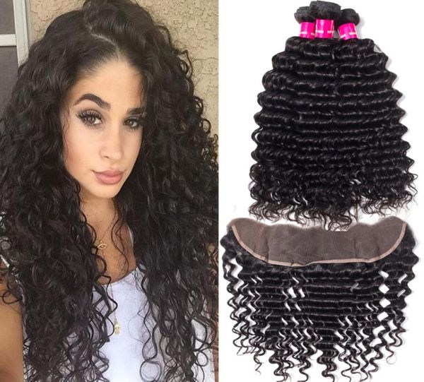9a brazilian human hair 3 bundles with closure 13x4 ear to ear lace frontal closure deep wave loose wave kinky curly straight body8862729, Black
9a brazilian human hair 3 bundles with closure 13x4 ear to ear lace frontal closure deep wave loose wave kinky curly straight body8862729, Black