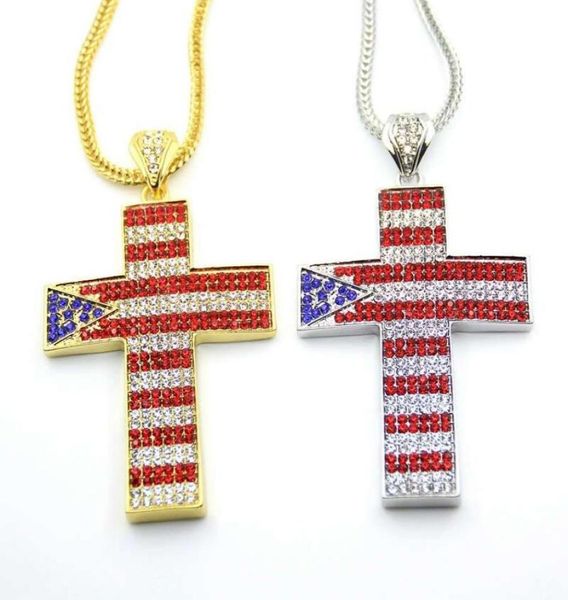hip hop the stars and stripes cross diamonds pendant necklaces for men religious luxury necklace stainless steel cuban chain chris1815634, Silver
hip hop the stars and stripes cross diamonds pendant necklaces for men religious luxury necklace stainless steel cuban chain chris1815634, Silver