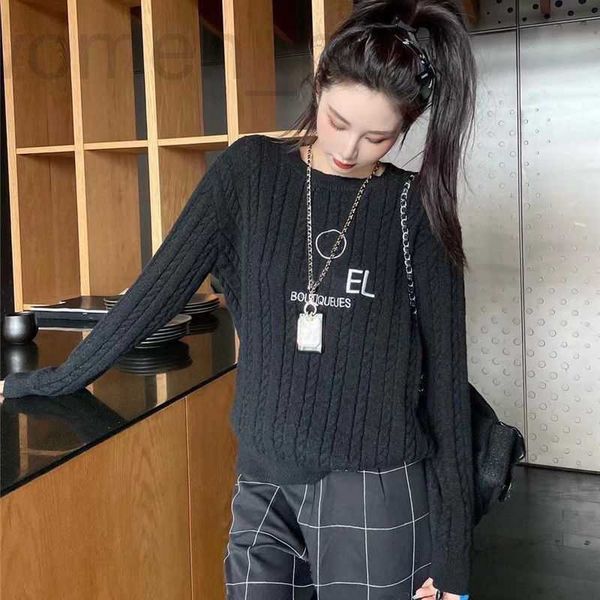 women's sweaters designer design women classic letter embroidery knits winter warm sweater loose pullover leisure clothing fashion app, White;black
women's sweaters designer design women classic letter embroidery knits winter warm sweater loose pullover leisure clothing fashion app, White;black
