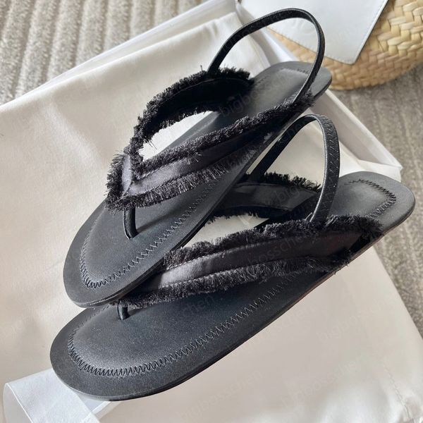 the row summer designer sandals luxury platform flat bottom low heel flip flops sandals beach shoes slippers, Black
the row summer designer sandals luxury platform flat bottom low heel flip flops sandals beach shoes slippers, Black