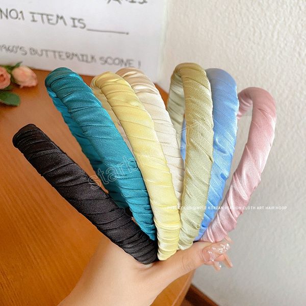 summer women girls satin wrapped hairband solid color headband hair accessories hair jewley, Slivery;white
summer women girls satin wrapped hairband solid color headband hair accessories hair jewley, Slivery;white