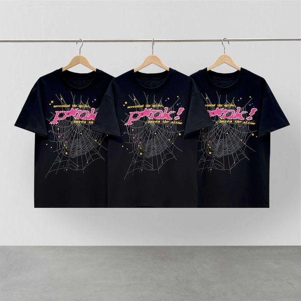 men and women fashion t shirts t-shirts youngthug sp5der pink short sleeve american trendy street graffiti couple bottom shirt, White
men and women fashion t shirts t-shirts youngthug sp5der pink short sleeve american trendy street graffiti couple bottom shirt, White