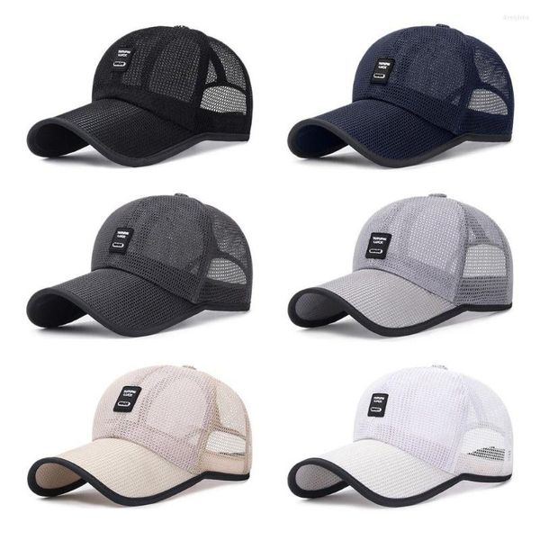 Image of Cycling Caps Unisex Quick Dry Cotton Outdoor Space Snapback Hats Mesh Sun Hat Baseball Cap