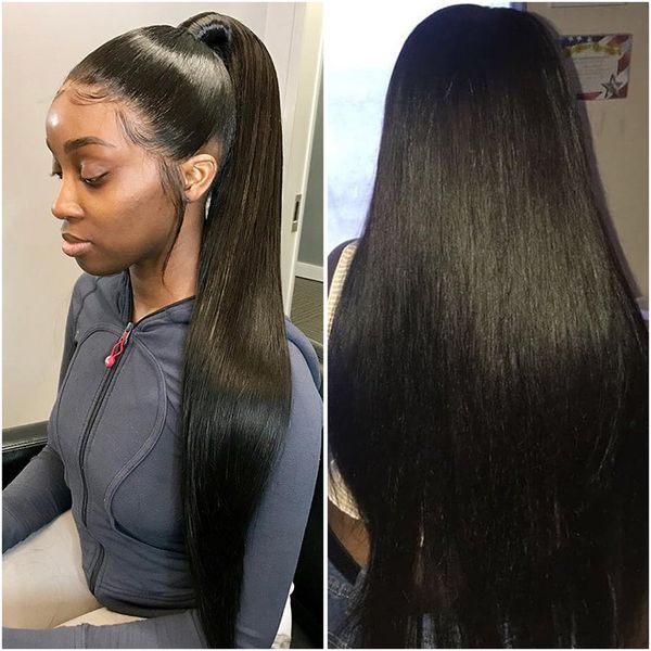 250 density 13x4 360 lace front human hair wigs brazilian remy bone straight 30 32 inch 4x4 frontal closure wig for women, Black;brown
250 density 13x4 360 lace front human hair wigs brazilian remy bone straight 30 32 inch 4x4 frontal closure wig for women, Black;brown