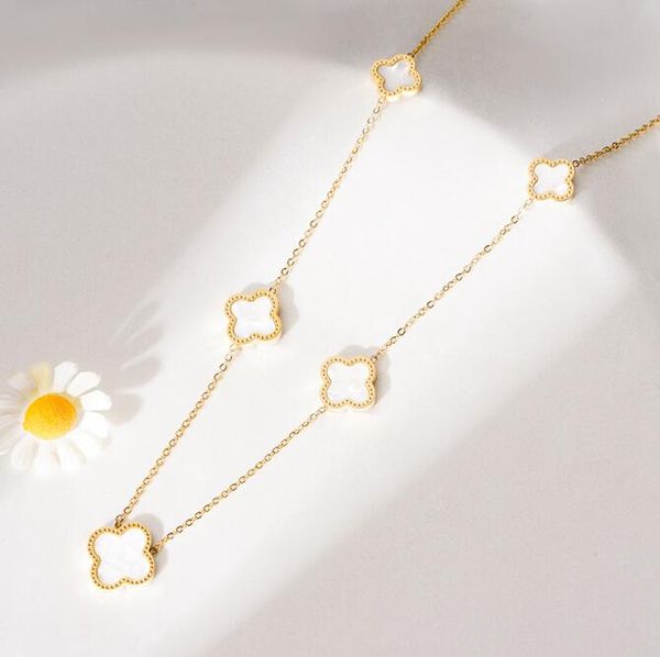 clover necklace 6style brand pendant flower necklace 4/four leaf clover with diamonds elegant clover necklaces for woman jewelry gift qualit, Silver
clover necklace 6style brand pendant flower necklace 4/four leaf clover with diamonds elegant clover necklaces for woman jewelry gift qualit, Silver