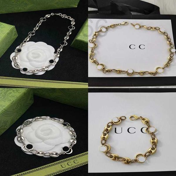 strands, strings designer 2023 new double g letter pig nose necklace made of brass material with a elegant clawbone chain ajoi, Black
strands, strings designer 2023 new double g letter pig nose necklace made of brass material with a elegant clawbone chain ajoi, Black