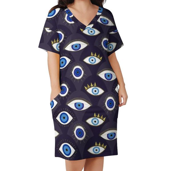 dresses eyes casual dress summer various evil eye retro dresses ladies short sleeve print street wear dress big size, Black;gray
dresses eyes casual dress summer various evil eye retro dresses ladies short sleeve print street wear dress big size, Black;gray