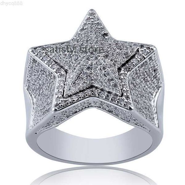 fashion hip hop jewelry five star rings men's gold silver color plated iced out cz cubic zircon brass ring for men
fashion hip hop jewelry five star rings men's gold silver color plated iced out cz cubic zircon brass ring for men