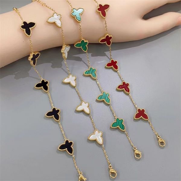 fashion classic 4/four leaf clover charm bracelets bangle chain 18k gold agate shell mother-of-pearl for women girl wedding jewelry gifts wh, Golden;silver
fashion classic 4/four leaf clover charm bracelets bangle chain 18k gold agate shell mother-of-pearl for women girl wedding jewelry gifts wh, Golden;silver