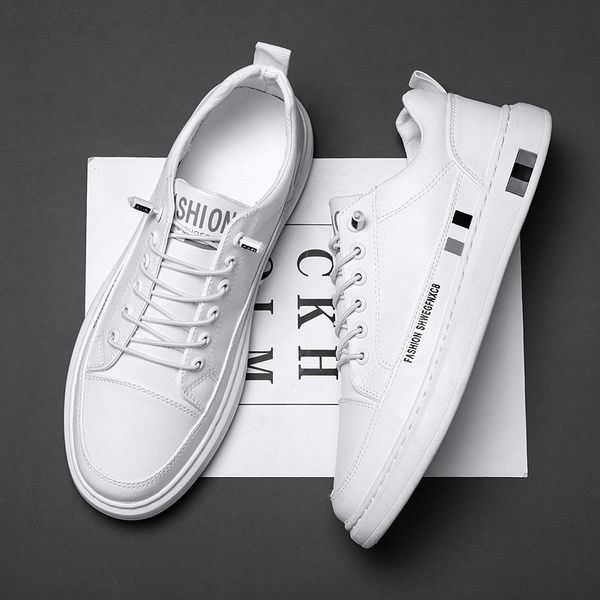 new stylish shoes white leather sneakers men vulcanize shoes students sneakers low teenager boy waterproof tenis sneaker man, Black
new stylish shoes white leather sneakers men vulcanize shoes students sneakers low teenager boy waterproof tenis sneaker man, Black