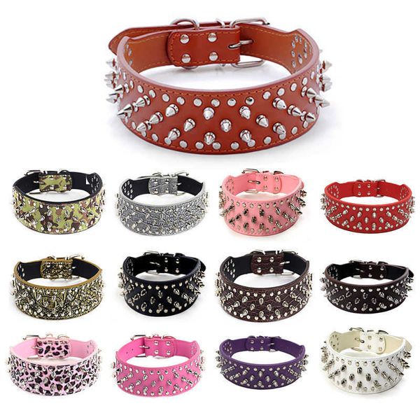 dog collars pet collars adjustable dog neck leather dog collar metal spike cool punk pet necklace studded leather neck belts r230609
dog collars pet collars adjustable dog neck leather dog collar metal spike cool punk pet necklace studded leather neck belts r230609